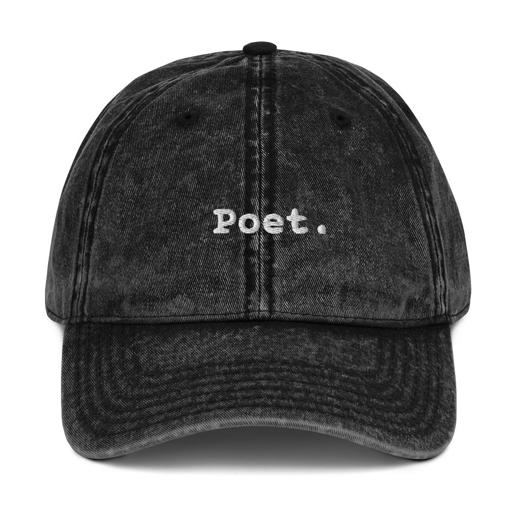 Poet. - Vintage Cotton Twill Cap