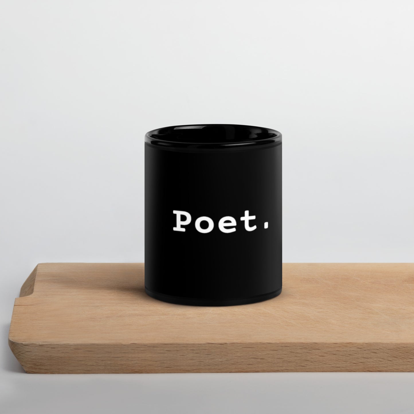 Poet. - Black Glossy Mug