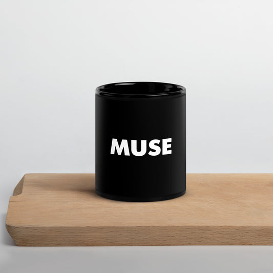 MUSE - Black Glossy Mug