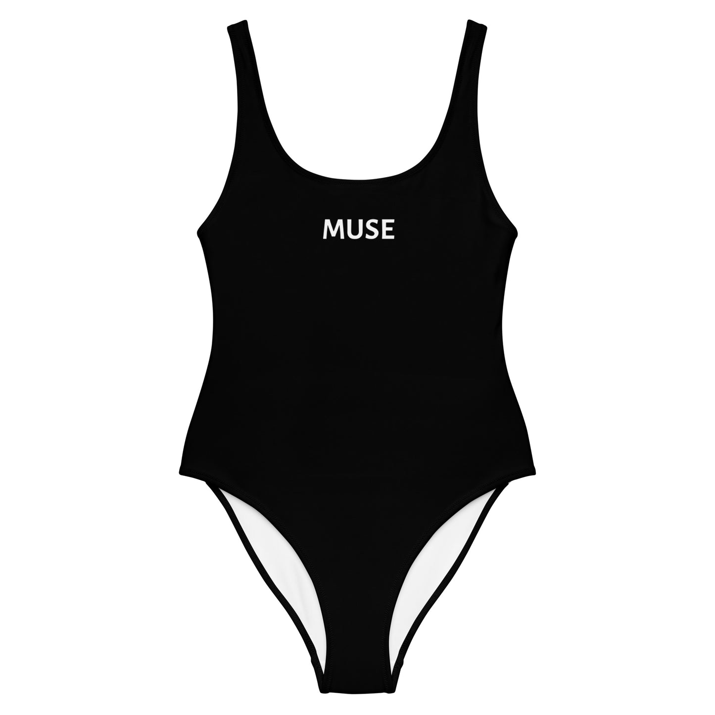 MUSE - Classic Black One-Piece Swimsuit